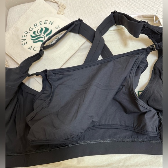 Evergreen Pumping/Nursing Black Sports Bra-Size S - Maternity & postpartum - Picture 7 of 9